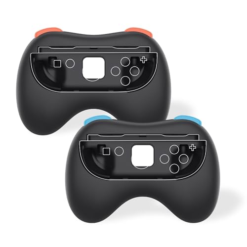 Freaks and Geeks -Paire de grips manette pour Joy-Cons Switch 2 (Noir)