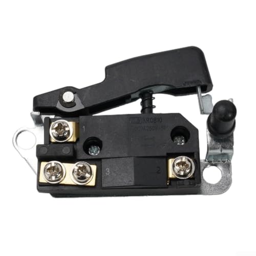 Interruptor de botón de gatillo para pieza de reparación de interruptor eléctrico HR0810B HM0810, botón de gatillo de herramienta eléctrica y componente de interruptor de taladro de martillo con