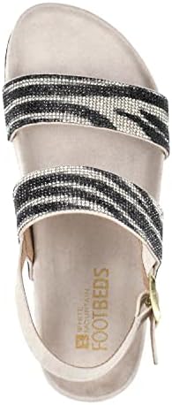 WHITE MOUNTAIN Women's Hesitant Footbed Sandal, Tiger/Multi, 6 M | Image 5