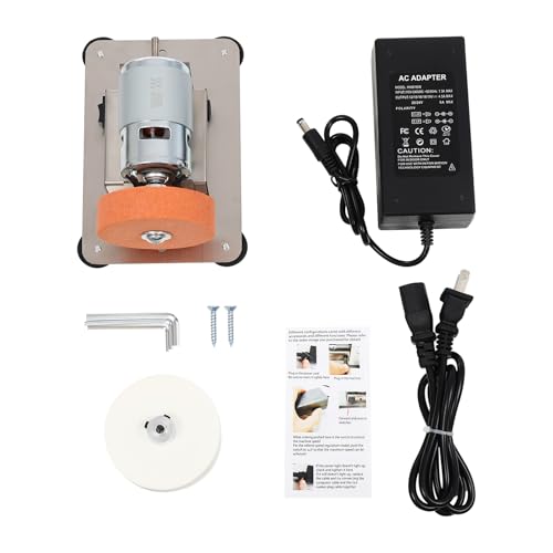 6 x 4 x 4in Mini Belt Sander, 96W Electric Benchtop Sander, 7 Adjustable Speed Variable Speed Table Grinder for Metal Wood DIY Handcraft, Tool & Knife Sharpening - Image 7