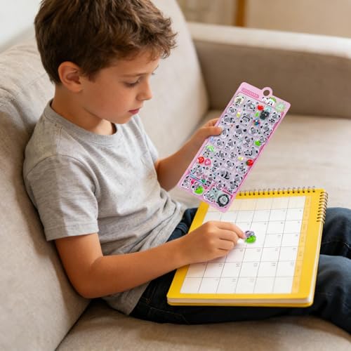 Autocollants 3D panda, cadeau idéal pour scrapbooking enfants - 3