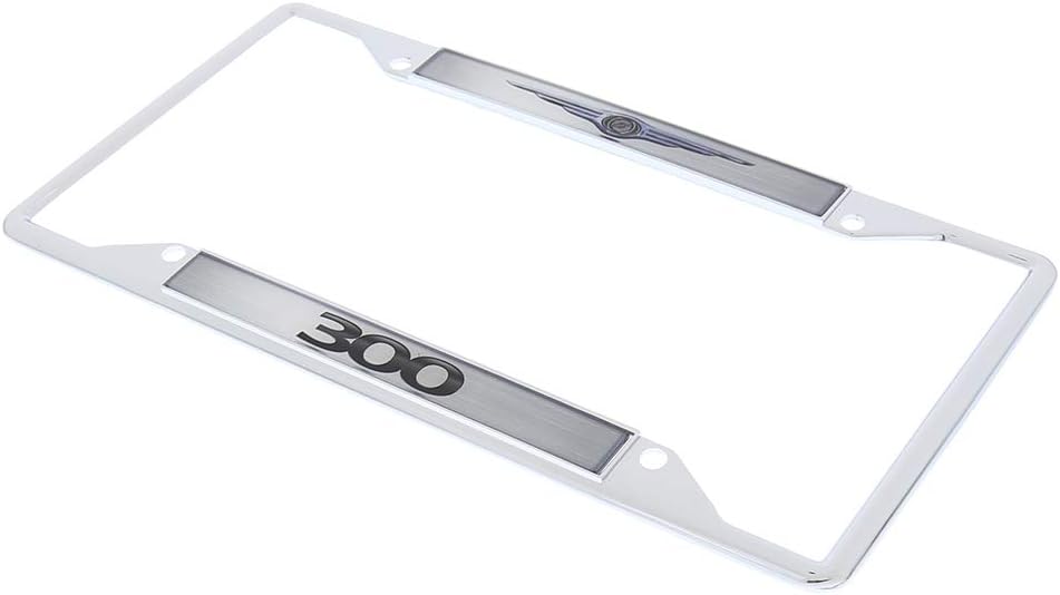 Eurosport Daytona - Compatible with Chrysler Logo 300 License Plate Frame