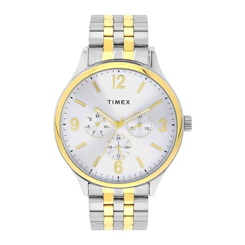 Image of TIMEX Analog Watch for Men with Round Dial & Water Resistant Man's Wrist Watches