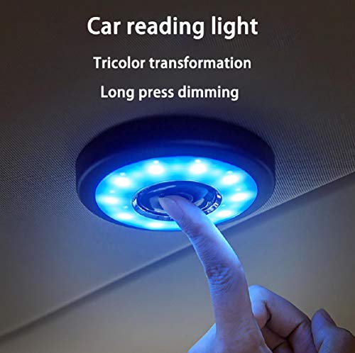 Boddenly Rechargeable Car LED Car Dome Roof Ceiling Interior Light,12V Bright Multi-Function Wall Light Stick on Anywhere Push Lamps for Vehicle RV Camping Motorhome Boat Bedroom Cabinet - Thumbnail 4