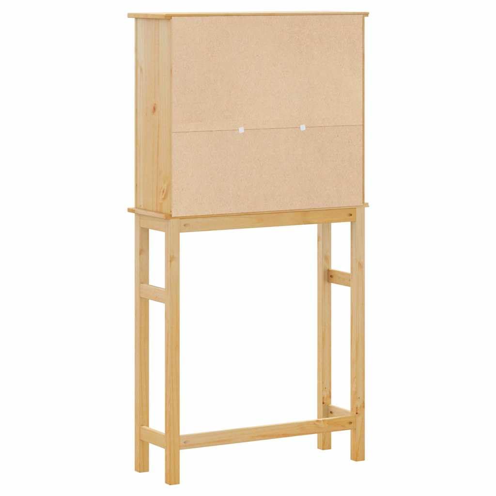 Mobile Lavatrice Bagno in Legno Pino 85x29x165 cm