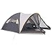 UNP 6 Person Dome Tent with Screen Room, Portable Camping Tent with Screened-in Porch, Dome Tent for Outdoor Camping - 14'x11'x72''(H) (Gray)