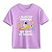 2-9 Summer Student T-Shirt – Boys Girls 100 Days Smarter Graphic, Soft Comfortable for All-Day School & Play Purple