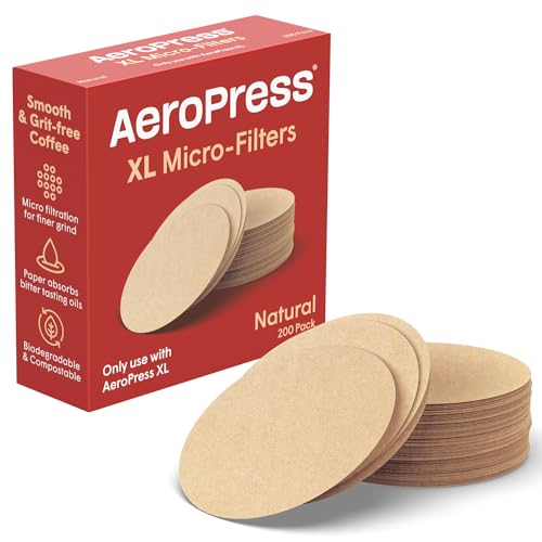 AeroPress XL Coffee Maker Natural Paper...