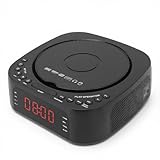 Double alarme personnalisable : transformez votre routine de réveil avec des alarmes doubles personnalisables. Choisissez entre CD, listes de lecture USB, actualités ou un buzzer de réveil doux. Bien conçu pour les dormeurs profonds.