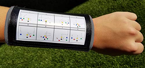 Image of Y23 - Football Wristbands - Wrist Coach - QB Wristband - Football Play Wristbands - Playbook Wristband