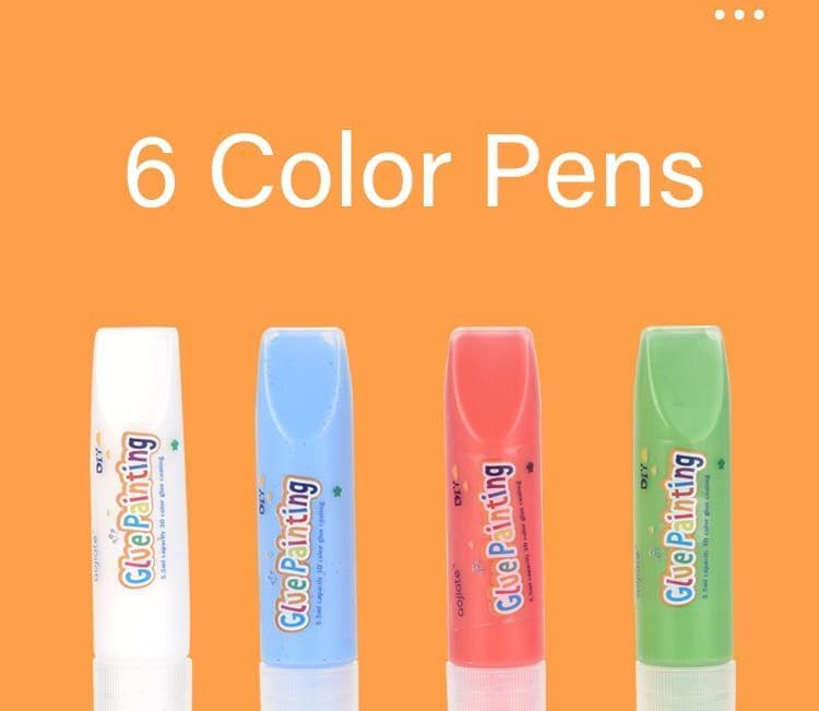 Miniatura 3 de Juego de arte y manualidades de pintura de cristal, 24 piezas de estilo diverso, pintura creativa ecológica, regalo único de Navidad de Halloween