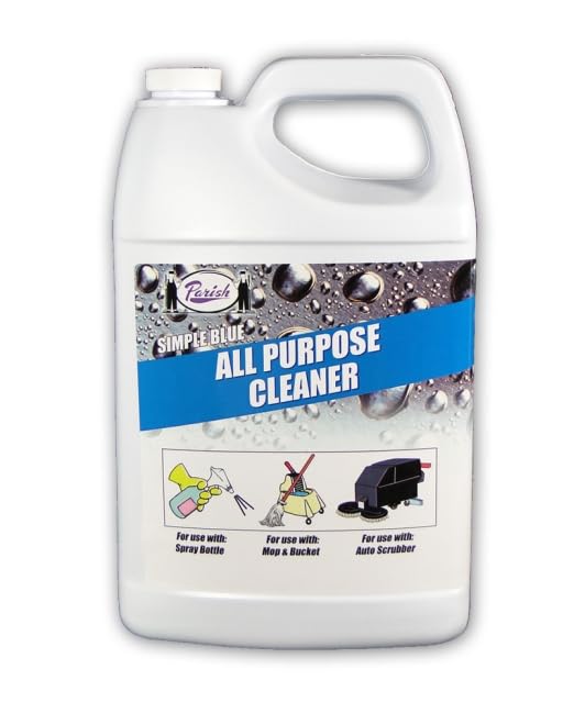 Parish Simple Blue Fast Acting Rinse-Free No Film All Purpose Cleaner Concentrate 4 Gallons