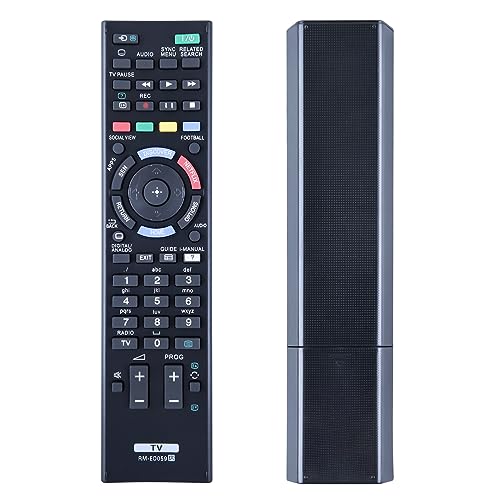 TCNOUMT New RM-ED059 Replacement Remote Control for Sony Bravia LED TV Compatible with KDL-32W706B KDL-42W706B KDL-42W805B KDL-42W828B KDL-42W829B KDL-50W805B KDL-50W815B KDL-50W817B KDL-50W829B