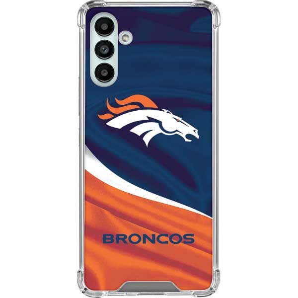 Skinit Clear Phone Case Compatible with Galaxy A13 5G - Officially Licensed NFL Denver Broncos Design