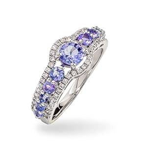 Stauer – Women’s Tanzanite Loving Embrace Ring, (10) 2-3mm Tanzanite Stones, Size 9