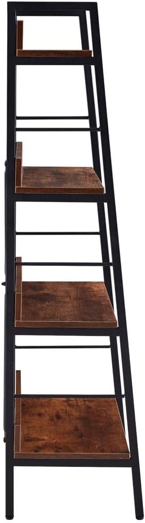 4 Layer Display Bookshelf Ladder Shelf Storange Shelves Rack Shelf Unit