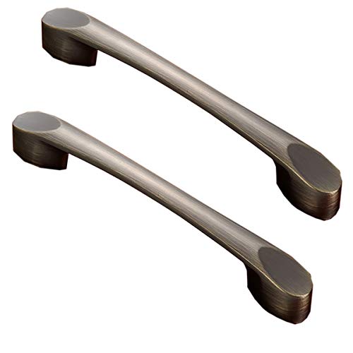 Zinc Alloy Antique Bronze Handle Pulls, Retro Door Pulls Cabinet Handle Pulls Cupboard Pulls