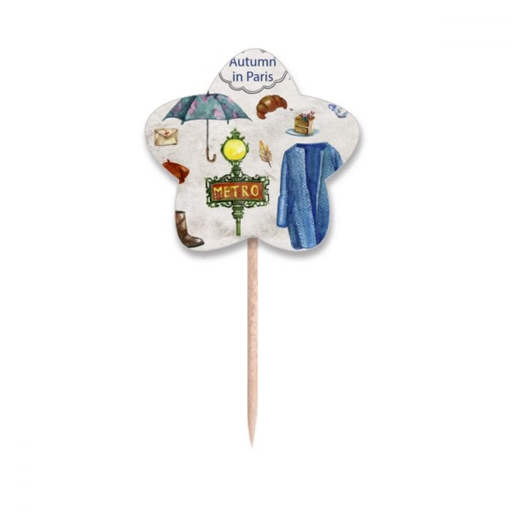 Drapeaux France en cupcake picks pour vos buffets de fête