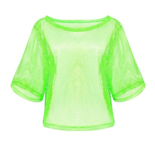 Ya en mundofriki.es: Aomig Disfraz Años 80, Accesorios Mujer de Ropa, Camiseta Neón Accesorios Parte Superior Red, Disfraz Mujer Adecuado Fiesta Carnaval Fiesta Cumpleaños Halloween, Verde
