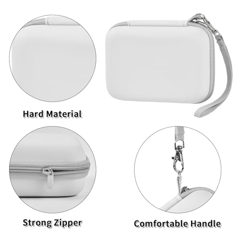 Image of Comecase Hard Shell Label Maker Case for Nelko P21, for Phomemo D30, for JADENS D11, for NIIMBOT D11 - Organizer for Home, Office & Crafts, Holds Printer + 6 Tape Rolls (Case Only)