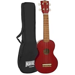 Mahalo 2500-RD Ukulele Soprano – rouge - Les Beatles, Paul McCartney, John Lennon, RIngo Starr, George Harrison