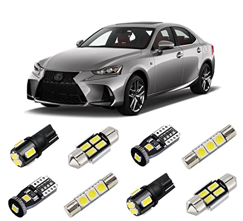 Kit de Luces LED Interiores para Lexus IS250/IS350/ISF 2014-2019 miniatura 1