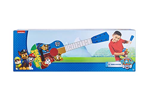 Paw Patrol 21" Kids Guitar Toy Gt1-01371 | Inspired Design, Easy-To-Hold, Thin Frets And Low String, Traditional Acoustic Guitar Shape, Secret Stickers, Real Tuning Gears #TOP4