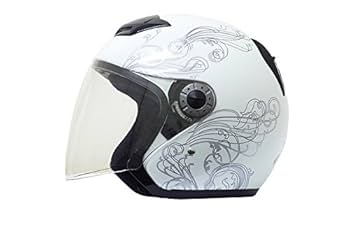 シルバー XLサイズ ヘルメット Amazon | FS-JAPAN 【石野商会】 セミジェットヘルメット 60