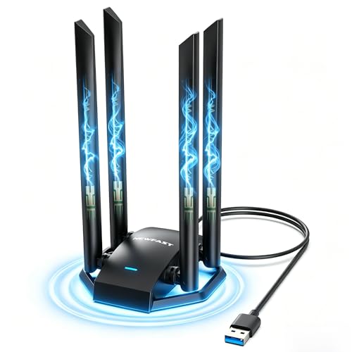 【Due Modalità e Facile Installazione】 L'adattatore WiFi supporta la modalità soft AP oltre alla normale modalità di ricezione del segnale; è possibile creare facilmente un hotspot WiFi per condividere il segnale di rete. L'installazione è molto semplice: basta collegare la chiavetta WiFi USB al computer, attendere il riconoscimento del dispositivo e installare il driver.