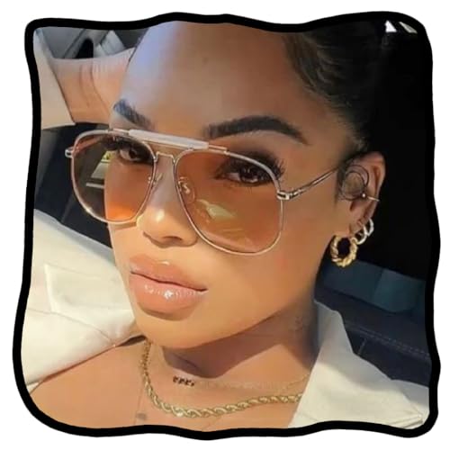 Woeoe Oversized Sunglasses Womens Trendy Retro Sun Glasses