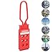 Lock Out Tag Out Hasp, 10Pack, Nylon Safety Hasp Lock for Padlocks, Tamper-Proof and Impact-Resistant, Insulated Lock Hasp with 6 Holes Interlock