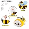 Onsoyours Cute Kitten Bee Plush Toy Stuffed Animal Kitty Soft Anime Cat Plush Pillow for Kids (Yellow Cat Bee, 12") #4