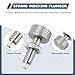 PATIKIL Spring Plunger with Knurled Handle, M16x2 Spring Return Knob Plunger 304 Stainless Steel Retractable Coarse Thread Index Plunger for Industrial Equipment