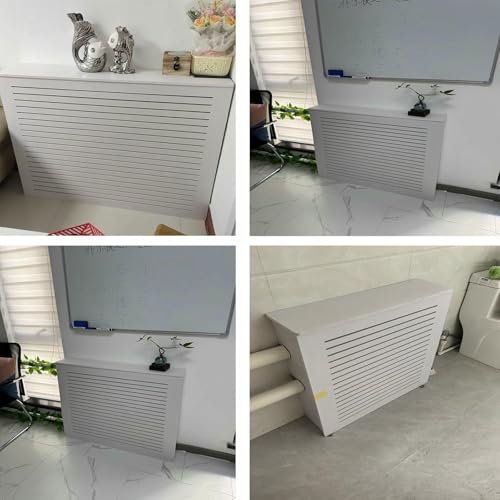 Cubre radiador MDF blanco protector que optimiza el calor en el dormitorio 8