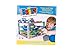 Strictly Briks Stackable Baseplates - Compatible with Lego - 10 in x 10 in, Blue/Green/Gray, 4-Pack with 15 Stackers - Brick Base Plate & Building Brick Set for Creative Play