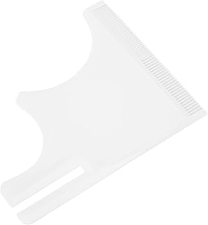 Guia de modelagem de barba, ferramenta de modelagem de barba, modelo de modelagem de barba, modelador de barba para aparar o decote do cabelo