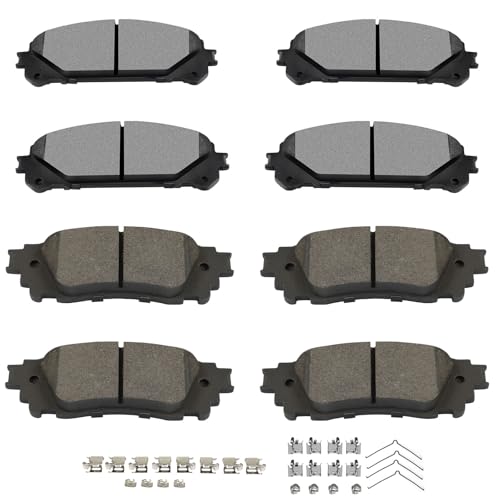 SCITOO D1324 D1805 Front Ceramic Rear Metallic Brake Pads Sets ...