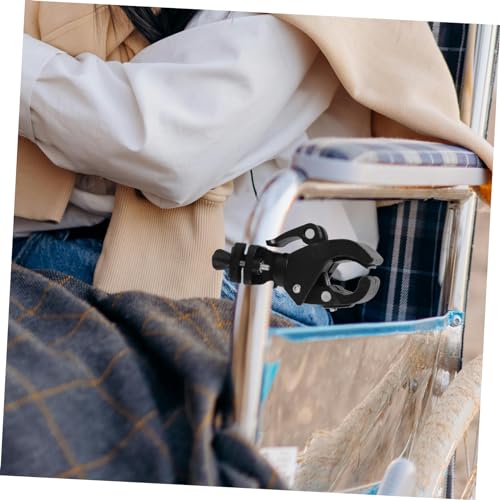 Support de canne réglable pour fauteuil roulant et déambulateur