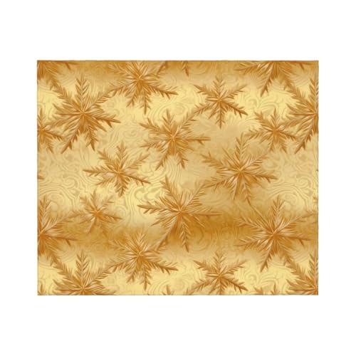 Couverture de Noël soie dorée 152x127 cm contre le froid en voyage - 3