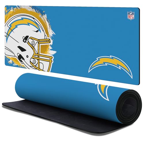 Tapis de souris XL Éclaboussures NFL Los Angeles Chargers 90x40 cm