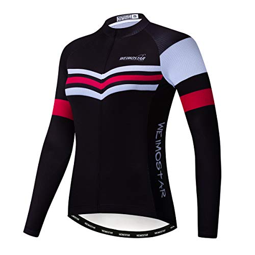 Women's Cycling Jersey Long Sleeve Skull Cycling Shirt Ladies Mountain Bike Clothing Summer Bike Tops Quick Dry