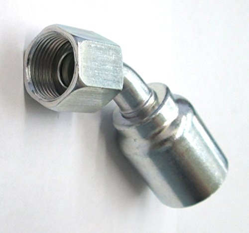 HF 1J743-06-06 - Parker 1J743-6-6 Fitting 3/8'' Hose X 3/8'' Female Seal-Lok - Swivel - 45° Elbow (Forseal/O-Ring Face)