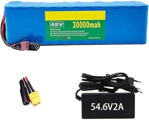 Batteria E-bike 48V 30Ah BDBLFLTZ - Per Motori 1000W/750W/500W Con Caricabatterie 54.6V 2A