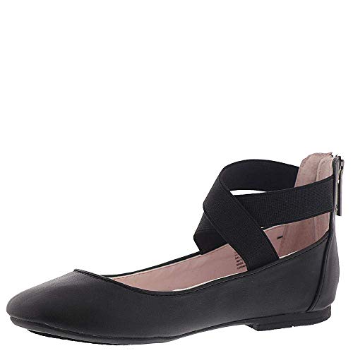 NINA Girl's Marissa (Toddler/Little Kid/Big Kid) Black Smooth 9 Toddler M