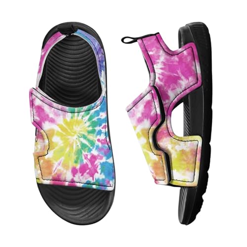 Kids Sandals Boys Summer Sport Hiking Sandals Leather Toddler Beach Water Shoes for Girls Cat Slides