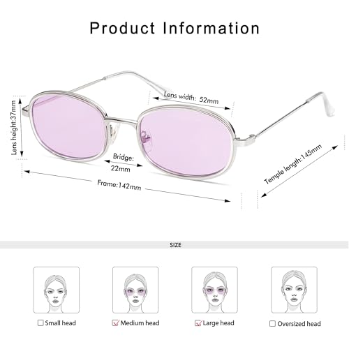 Retro Oval Sunglasses for Women Men Trendy Large Round Y2k Sunnies AP3681