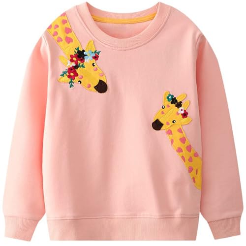 Image of Hongshilian Unisex Kids Cute Cartoon Cotton Sweater Shirt