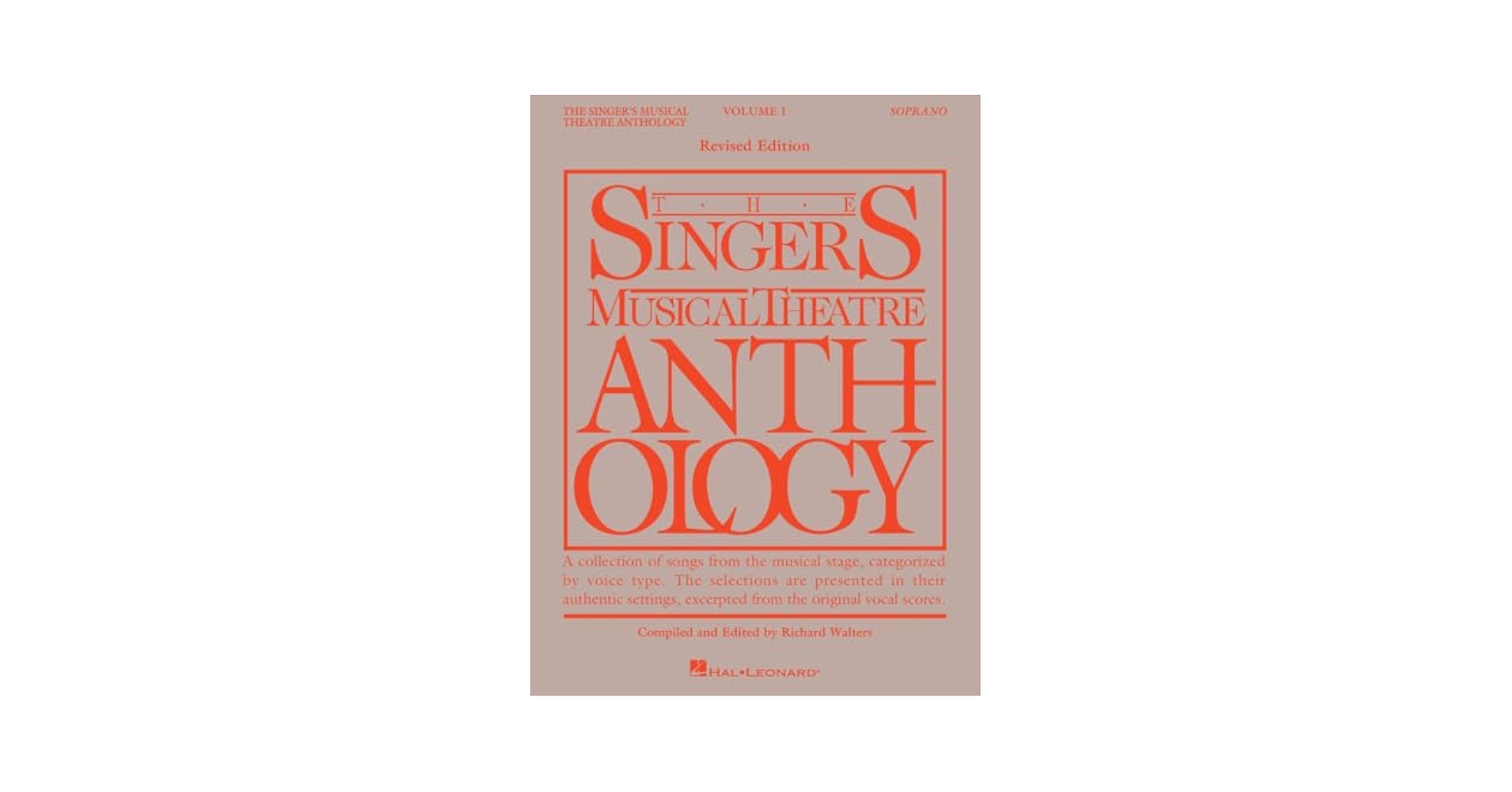The Singer's Musical Theatre Anthology Soprano Volume 1