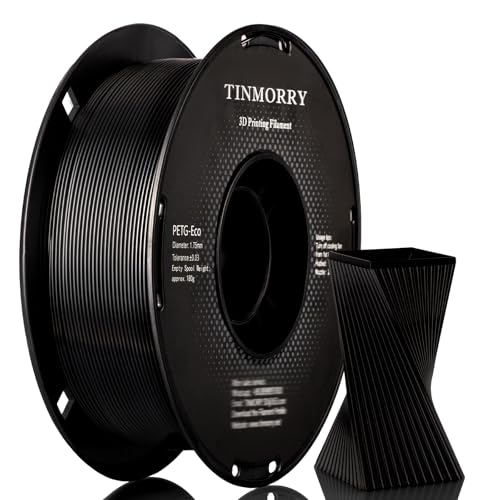 PETG Filament 1.75 mm, TINMORRY Rapid PETG-Eco 3D Druck Filament, Kompatibel mit Bambu Lab/Creality...