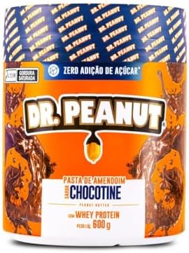 DR. Peanut Pasta de Amendoim Sabor Chocotine, Pote 600g